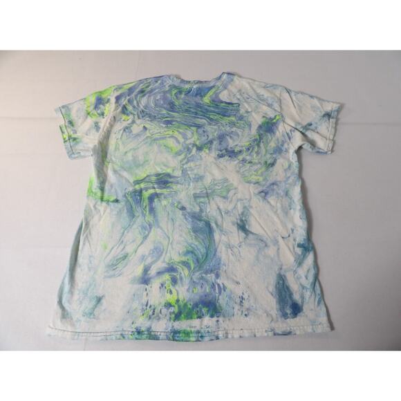 Rick & Morty Tee Shirt Adult Large Tie Dye Blue Graphic Ripple Junction - Picture 11 of 11